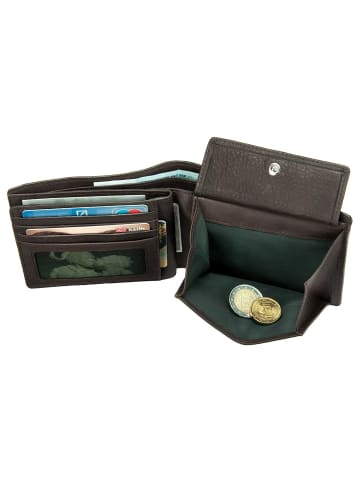Strellson Geldbörse Harrison Bill Fold in Dark Brown