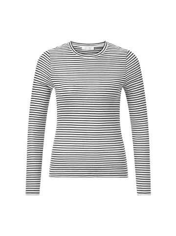 Rich & Royal Langarmshirt in weiß schoko - 0001