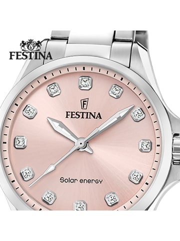 Festina Analog-Solaruhr Festina Solar Energy silber mittel (ca. 34mm)