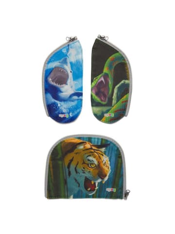 Ergobag Zubehör - Sei­ten­ta­schen-Zip­set 3tlg. (Zoobabies) in Gefährliche Tiere