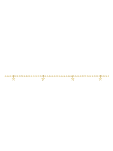 Elli Halskette 925 Sterling Silber Sterne, Astro, Stern in Gold