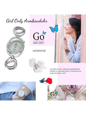 Girl Only Armbanduhr-Analog Silber klein (ca. 27mm) Girl Only Mademoiselle