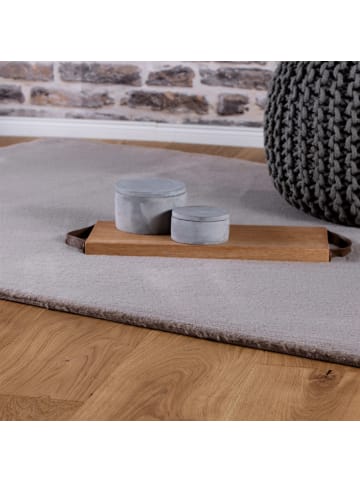 obsession Kurzflor Teppich Chaplin 545 in taupe - rechteckig