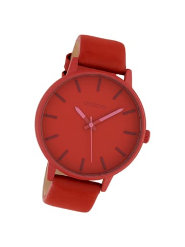Oozoo Analog-Armbanduhr Oozoo Timepieces rot groß (ca. 45mm)