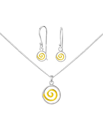 Alexander York Schmuckset SPIRALE in Gold, 4-tlg.