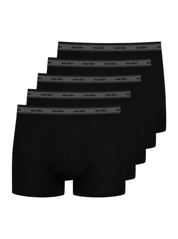 NUR DER Boxer Cotton in Schwarz