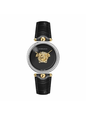 Versace Analoguhr für Damen in Schwarz