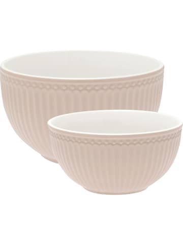 Greengate Servier Schalen ALICE CREAMY FUDGE Karamell 2er Set