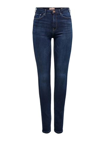 ONLY High Waist Skinny Jeans Lange Stretch Hose ONLPAOLA Röhrenjeans in Blau