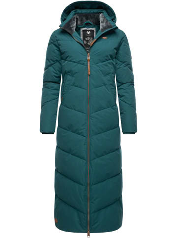 ragwear Wintermantel Rebelka Extralong in Dark Green