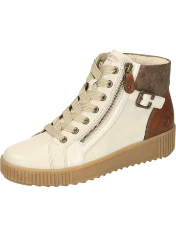 remonte Schnürstiefeletten in kreide/offwhite/crema/chestnut/brown