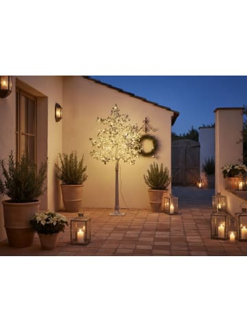 Beliani LED Deko MELAKKO in Grün/Weiß - (W) 86 x (H) 150 x (L) 86 cm