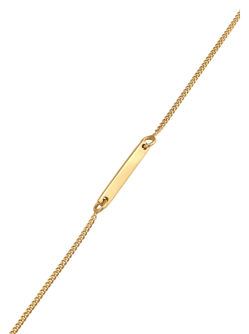 Elli Armband 925 Sterling Silber Plättchen in Gold