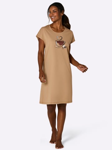 WITT WEIDEN Sleepshirts in camel + schoko