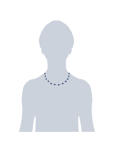 Valero Pearls Perlen-Kette Sterling Silber Süßwasser-Zuchtperle in multicolor