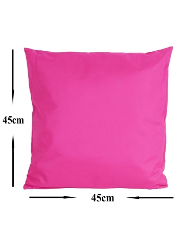 JACK 2er Set Outdoor Kissenhülle Kissenbezug 45x45cm in Pink