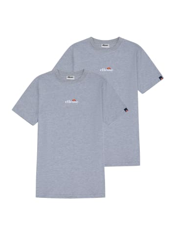 ellesse T-Shirt 2er Pack in Hellgrau