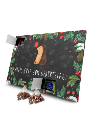Mr. & Mrs. Panda Tee Adventskalender Igel Luftballon mit Spruch in Kreidetafel
