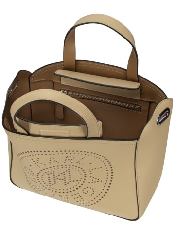 Karl Lagerfeld Handtasche K/Circle SM Perforated in Safari