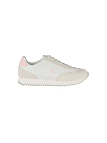 Calvin Klein Weiße Leder-Sneaker