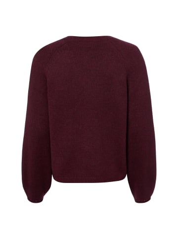 Vila Strickpullover VISapna in aubergine - 0002