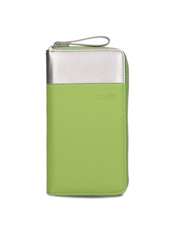 Zwei Eva Geldbörse 20 cm in kiwi