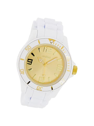 Oozoo Analog-Armbanduhr Oozoo Vintage Series weiß groß (ca. 43mm)