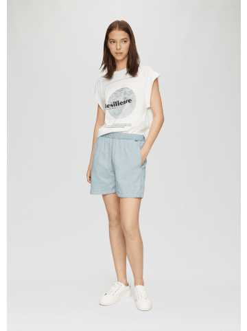 QS Jeans-Hose kurz in Blau