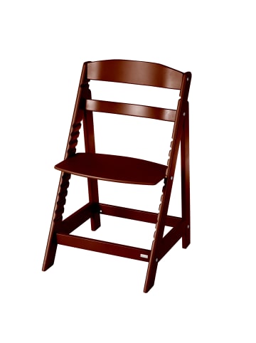 roba Treppenhochstuhl 'Sit Up Flex' - Hochstuhl mitwachsend aus Holz - Braun