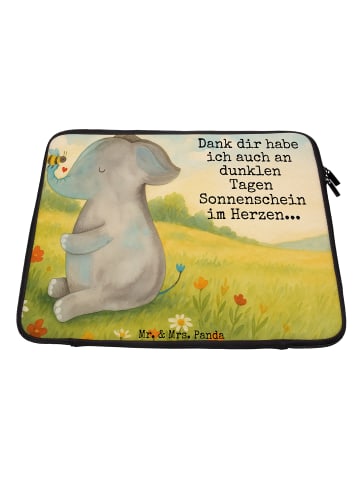 Mr. & Mrs. Panda Notebook Tasche Elefant Biene Design mit Spruch in Weiß