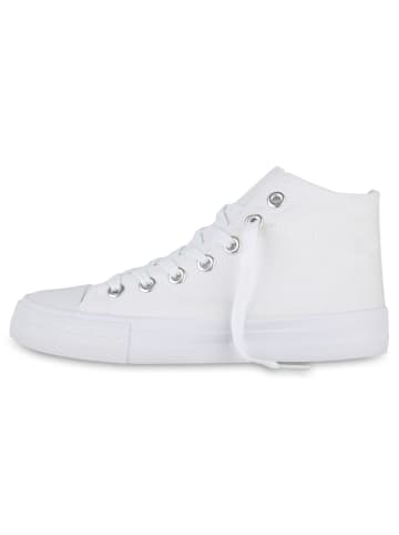 VAN HILL Sneaker High Adam in Weiss