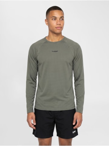 Hummel T-Shirt Raglanärmel Hmlmomentum Herren in CASTOR GRAY