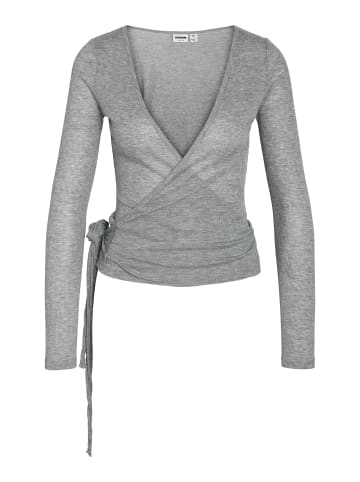 Noisy may Wickeloberteil in Dark Grey Melange