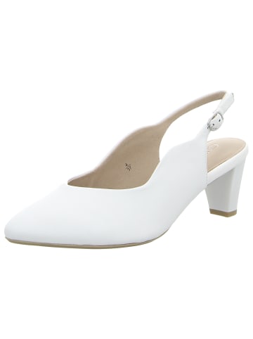 Caprice Slingpump in weiß