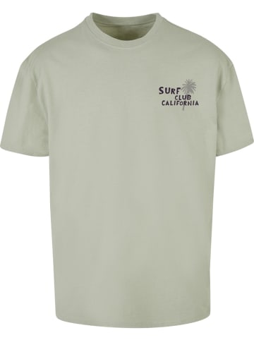 Merchcode T-Shirt "Surf Club California Oversized T-Shirt" in Beige