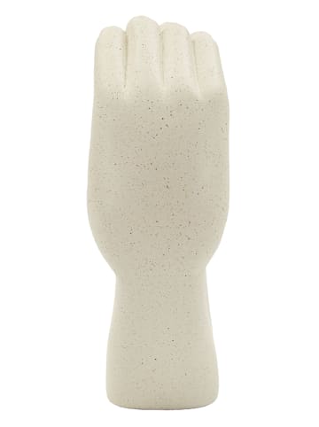 Mauro Ferretti Statuette aus cremefarbenem Kunstharz, 16,5 x 7 x 20 cm