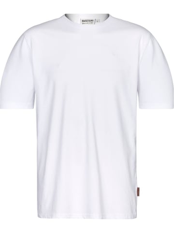 naketano T-Shirt "Adonis Fischer" in Weiß