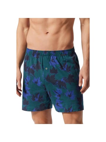 Schiesser Boxershort 2er Pack in Dunkelblau/Grün