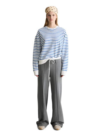 Marc O'Polo DENIM Streifen-Sweatshirt oversize in Medium Blue