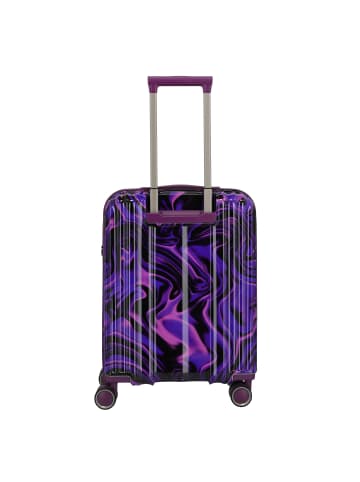 travelite Lascana Edition 4 Rollen Kabinentrolley S 50 cm in purple swirl