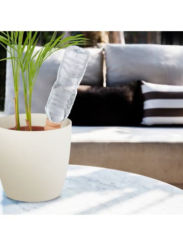 relaxdays 4x Tonkegel in Terrakotta - (H)16,5 cm