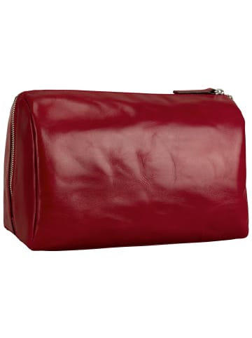 Leonhard Heyden Cambridge Kulturbeutel Leder 26 cm in rot