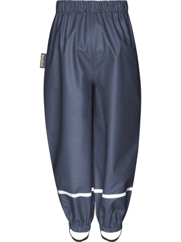 Playshoes Kinder Regenhose "Fleece-Halbhose" in Blau