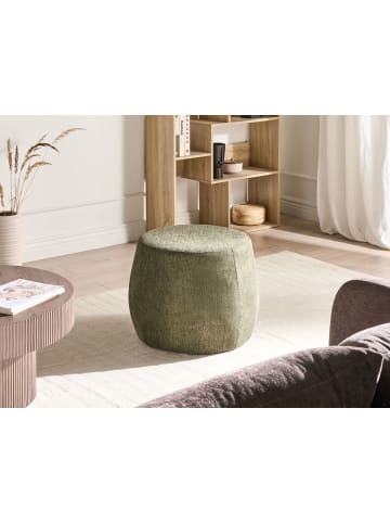 Beliani Pouf ASHTON in Grün - (W) 61 x (H) 43 x (L) 61 cm