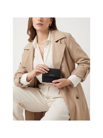 Lazarotti Bologna Leather Zip-Around Geldbörse Leder 12 cm in black