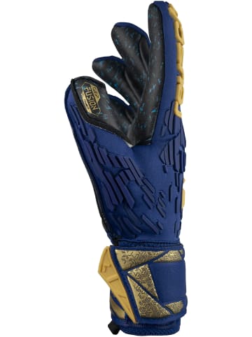 Reusch Torwarthandschuhe Attrakt Freegel Fusion Goaliator in 4411 blue/gold/black