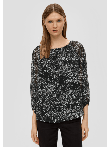 s.Oliver BLACK LABEL Bluse 3/4 Arm in Schwarz