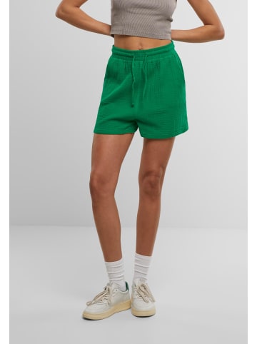 Urban Classics Urban Classics Ladies Musselin Shorts in froggreen