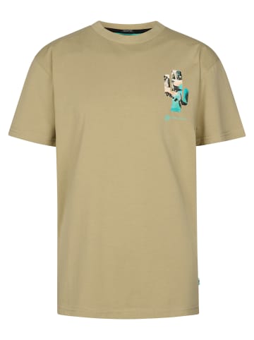 Petrol Industries T-Shirt mit Rückenprint Sol in Orange