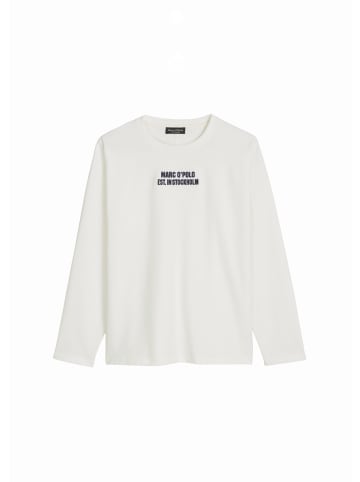 Marc O'Polo TEENS-BOYS Langarm-Shirt in White Cotton